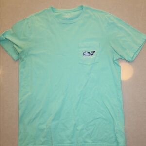 Vineyard Vines Men's Turquoise Short Sleeve Tee